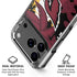 NFL Arizona Cardinals Tropical Print iPhone 18 Pro Clear Case