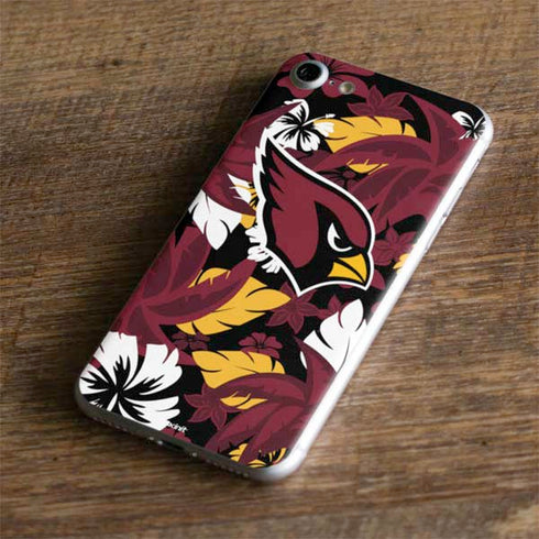 NFL Arizona Cardinals Tropical Print iPhone 8 Skin