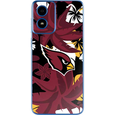 NFL Arizona Cardinals Tropical Print Moto G Play 4G (2024) Skin