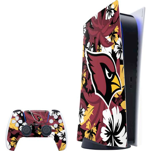NFL Arizona Cardinals Tropical Print PlayStation PS5 Skins