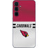 NFL Arizona Cardinals White Striped Galaxy A36 5G Skin