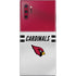 NFL Arizona Cardinals White Striped Galaxy Note 10 Plus Skin