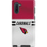 NFL Arizona Cardinals White Striped Galaxy Note 10 Pro Case