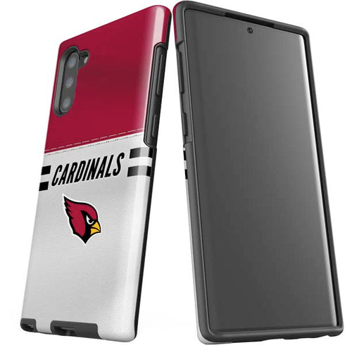 NFL Arizona Cardinals White Striped Galaxy Note 10 Pro Case