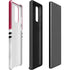 NFL Arizona Cardinals White Striped Galaxy Note20 5G Pro Case