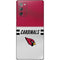 NFL Arizona Cardinals White Striped Galaxy Note20 5G Skin