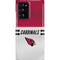 NFL Arizona Cardinals White Striped Galaxy Note20 Ultra 5G Lite Case