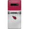 NFL Arizona Cardinals White Striped Galaxy S10 Plus Skin