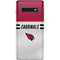 NFL Arizona Cardinals White Striped Galaxy S10 Skin