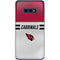 NFL Arizona Cardinals White Striped Galaxy S10e Skin