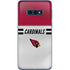 NFL Arizona Cardinals White Striped Galaxy S10e Skin