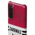 NFL Arizona Cardinals White Striped Galaxy S20 Lite Case