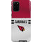NFL Arizona Cardinals White Striped Galaxy S20 Plus Pro Case