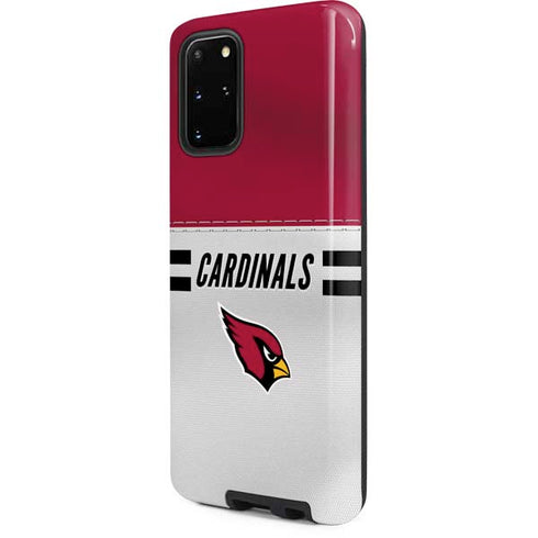 NFL Arizona Cardinals White Striped Galaxy S20 Plus Pro Case