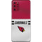 NFL Arizona Cardinals White Striped Galaxy S20 Plus Skin