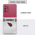 NFL Arizona Cardinals White Striped Galaxy S20 Plus Skin