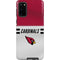 NFL Arizona Cardinals White Striped Galaxy S20 Pro Case