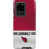NFL Arizona Cardinals White Striped Galaxy S20 Ultra 5G Pro Case