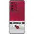 NFL Arizona Cardinals White Striped Galaxy S20 Ultra 5G Skin