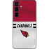 NFL Arizona Cardinals White Striped Galaxy S24 Plus Skin