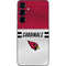NFL Arizona Cardinals White Striped Galaxy S25 Plus Skin