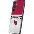 NFL Arizona Cardinals White Striped Galaxy S25 Plus Skin