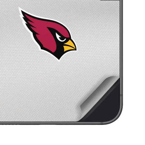 NFL Arizona Cardinals White Striped Galaxy S25 Plus Skin