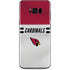 NFL Arizona Cardinals White Striped Galaxy S8 Plus Skin