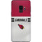 NFL Arizona Cardinals White Striped Galaxy S9 Skin