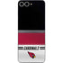 NFL Arizona Cardinals White Striped Galaxy Z Flip6 Skin