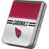 NFL Arizona Cardinals White Striped Galaxy Z Flip6 Skin