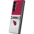 NFL Arizona Cardinals White Striped Galaxy Z Fold5 5G Skin
