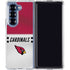 NFL Arizona Cardinals White Striped Galaxy Z Fold6 Clear Case