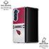 NFL Arizona Cardinals White Striped Galaxy Z Fold6 Clear Case