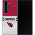 NFL Arizona Cardinals White Striped Galaxy Z Fold6 Skin