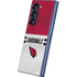 NFL Arizona Cardinals White Striped Galaxy Z Fold6 Skin