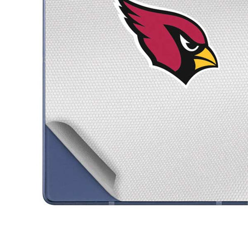 NFL Arizona Cardinals White Striped Galaxy Z Fold6 Skin