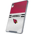 NFL Arizona Cardinals White Striped iPad 11th Gen (2025) Clear Case