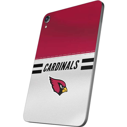NFL Arizona Cardinals White Striped Apple iPad Mini Skin
