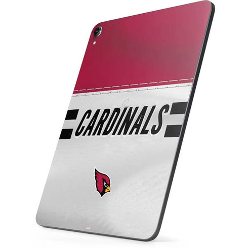 NFL Arizona Cardinals White Striped Apple iPad Pro Skin