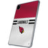 NFL Arizona Cardinals White Striped iPad Pro 11in (2024) Clear Case