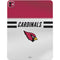 NFL Arizona Cardinals White Striped iPad Pro 13in M4 (2024) Skin