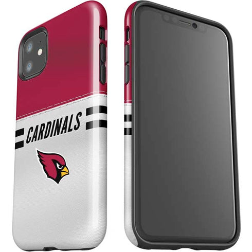 NFL Arizona Cardinals White Striped iPhone 11 Impact Case
