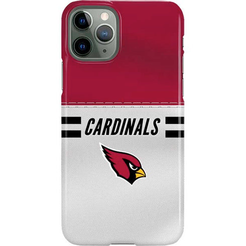 NFL Arizona Cardinals White Striped iPhone 11 Pro Lite Case