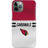 NFL Arizona Cardinals White Striped iPhone 11 Pro Lite Case