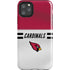 NFL Arizona Cardinals White Striped iPhone Cases