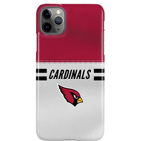 NFL Arizona Cardinals White Striped iPhone 11 Pro Max Lite Case