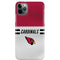 NFL Arizona Cardinals White Striped iPhone 11 Pro Max Lite Case