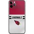 NFL Arizona Cardinals White Striped iPhone 11 Pro Skin