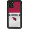 NFL Arizona Cardinals White Striped iPhone 11 Pro Waterproof Case
